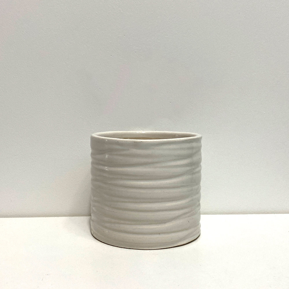 Premium Finish Ceramic White Planter