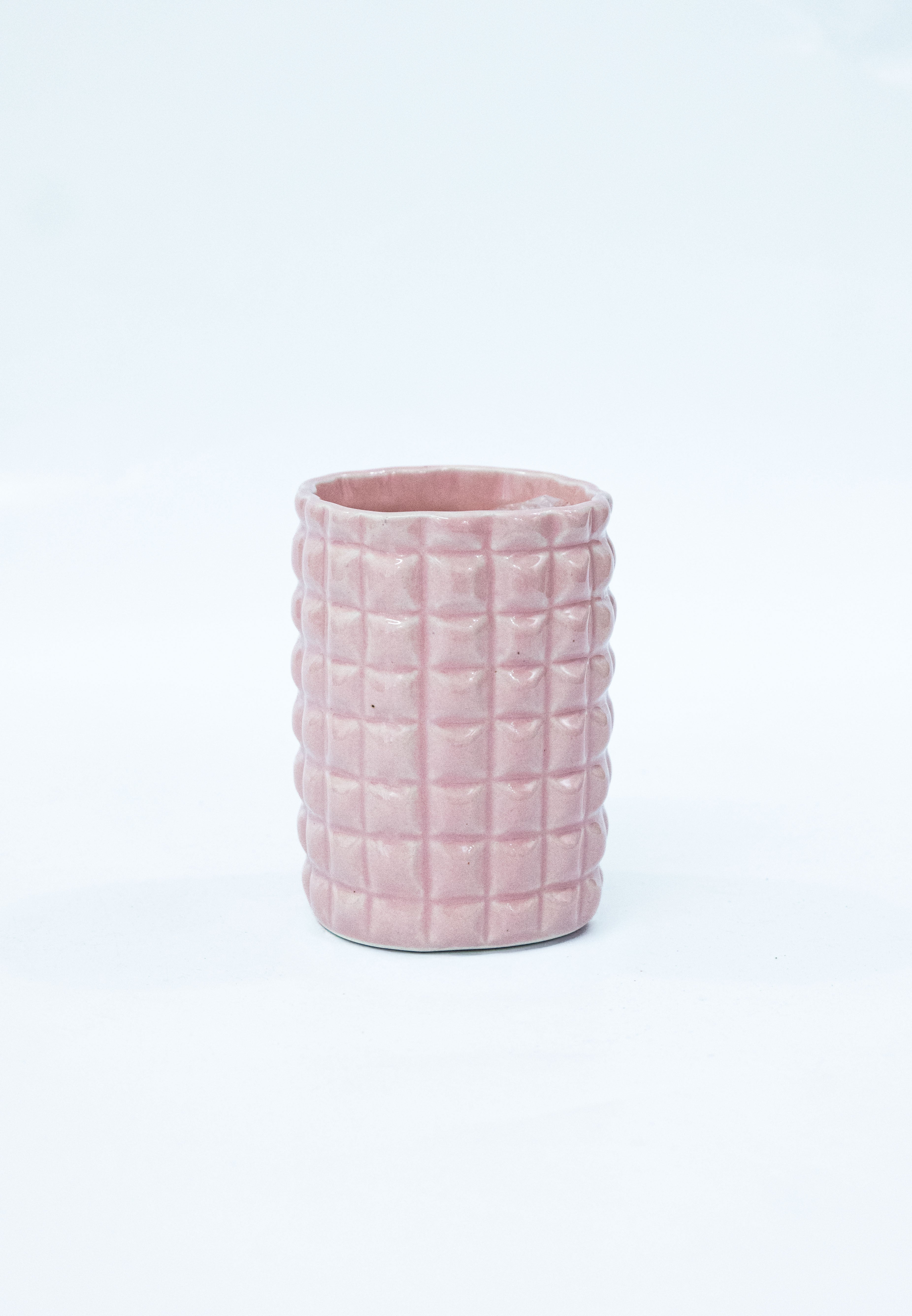 Exclusive Pink Ceramic Multipurpose Brush Holder Stand