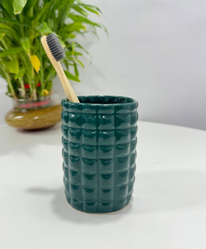 Modern Green Ceramic Bath Set Of 3