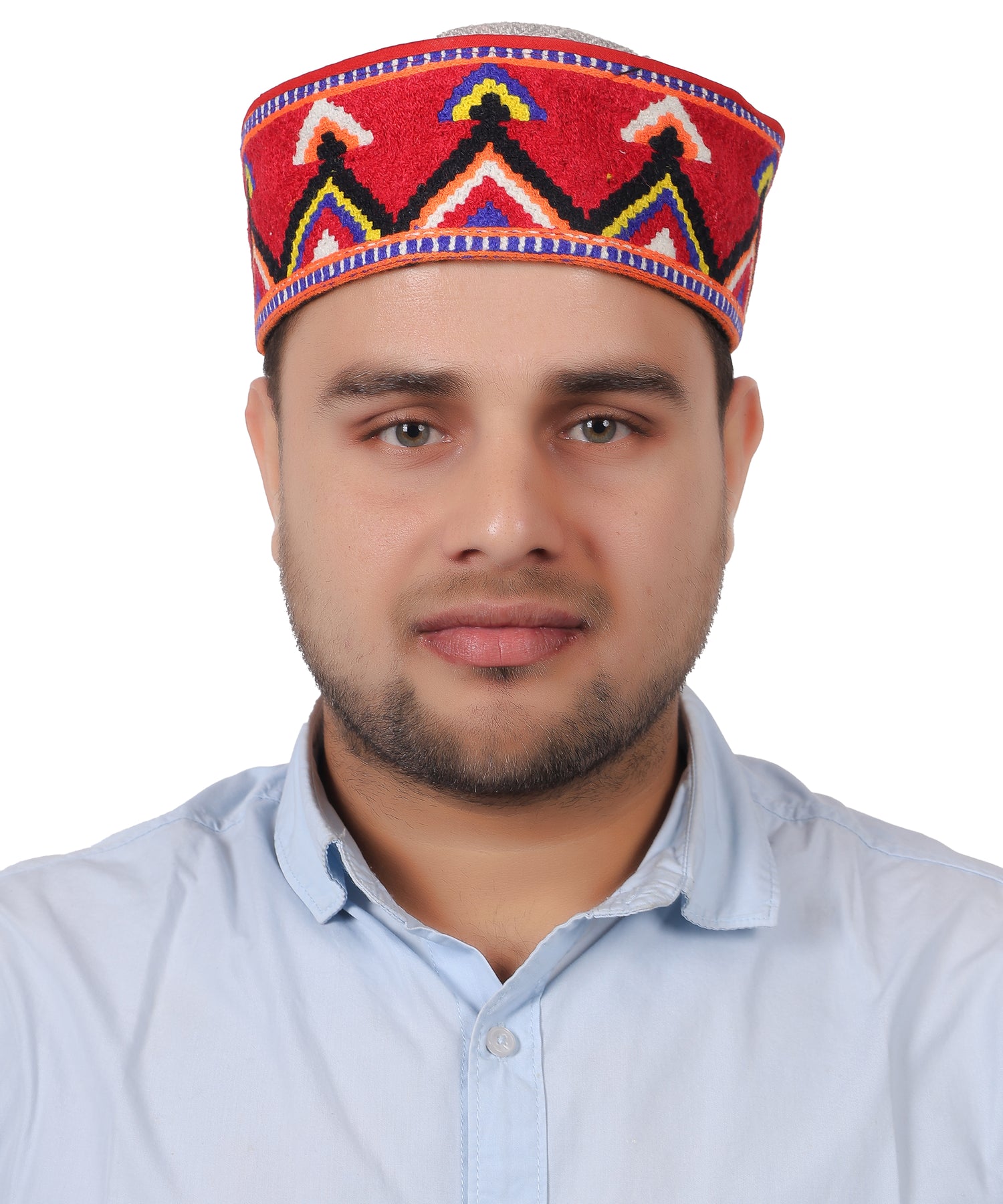 Handcrafted Himachali Kullu Kinnauri Woollen Grey Pahadi Topi – A Symbol of Tradition