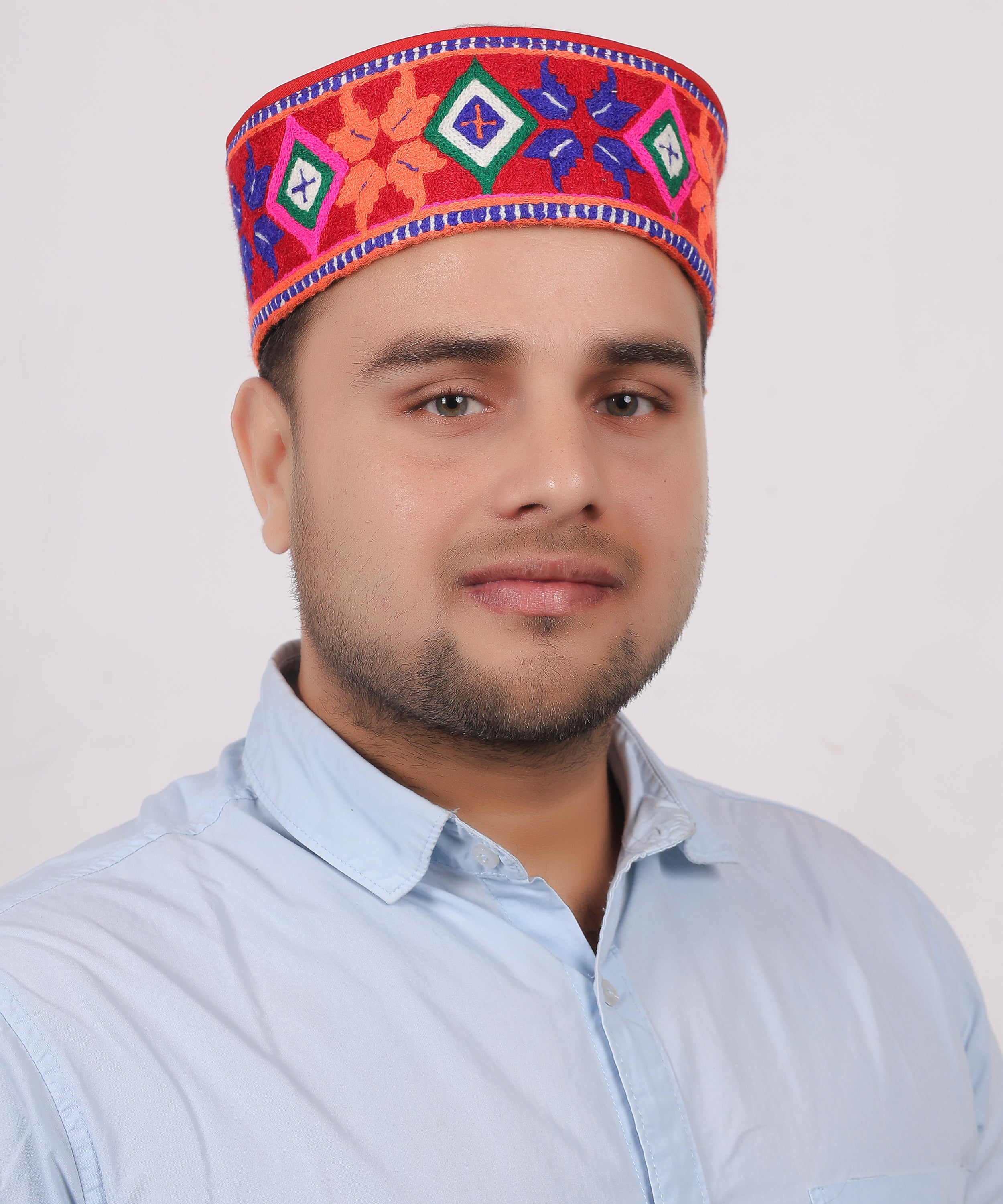 Grey Woollen Pahadi Topi – Traditional Kullu Kinnauri Himachali Cap for All Generations