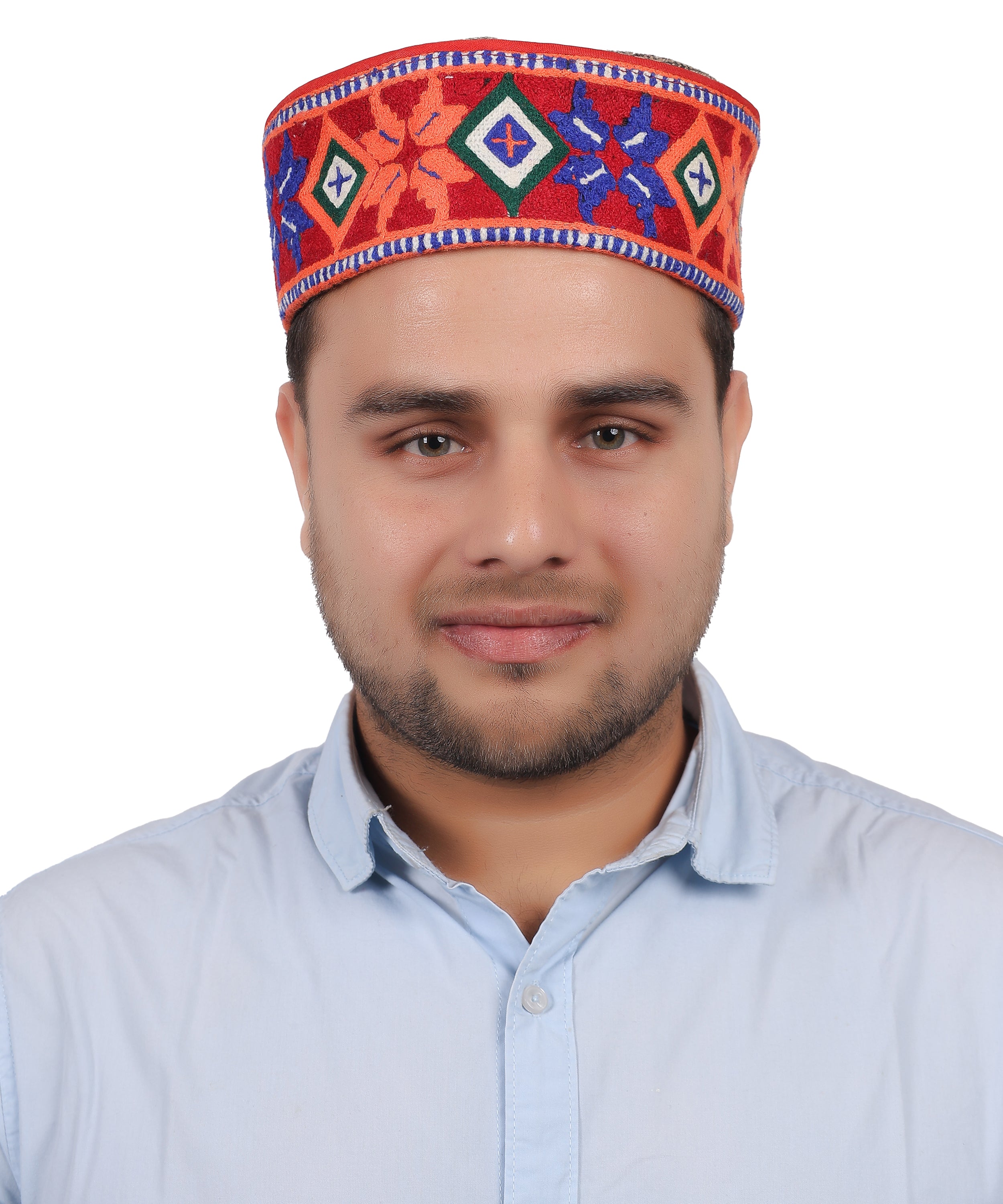 Handcrafted Woollen Kullu Kinnauri Pahadi Topi – Traditional Himachali Cap