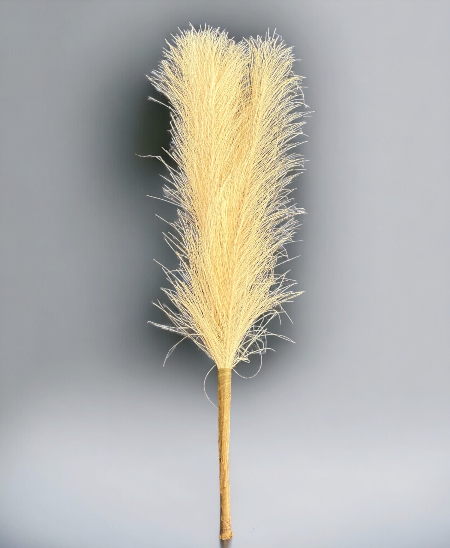 Golden Faux Pampas Grass Fluffy Artificial Flowers