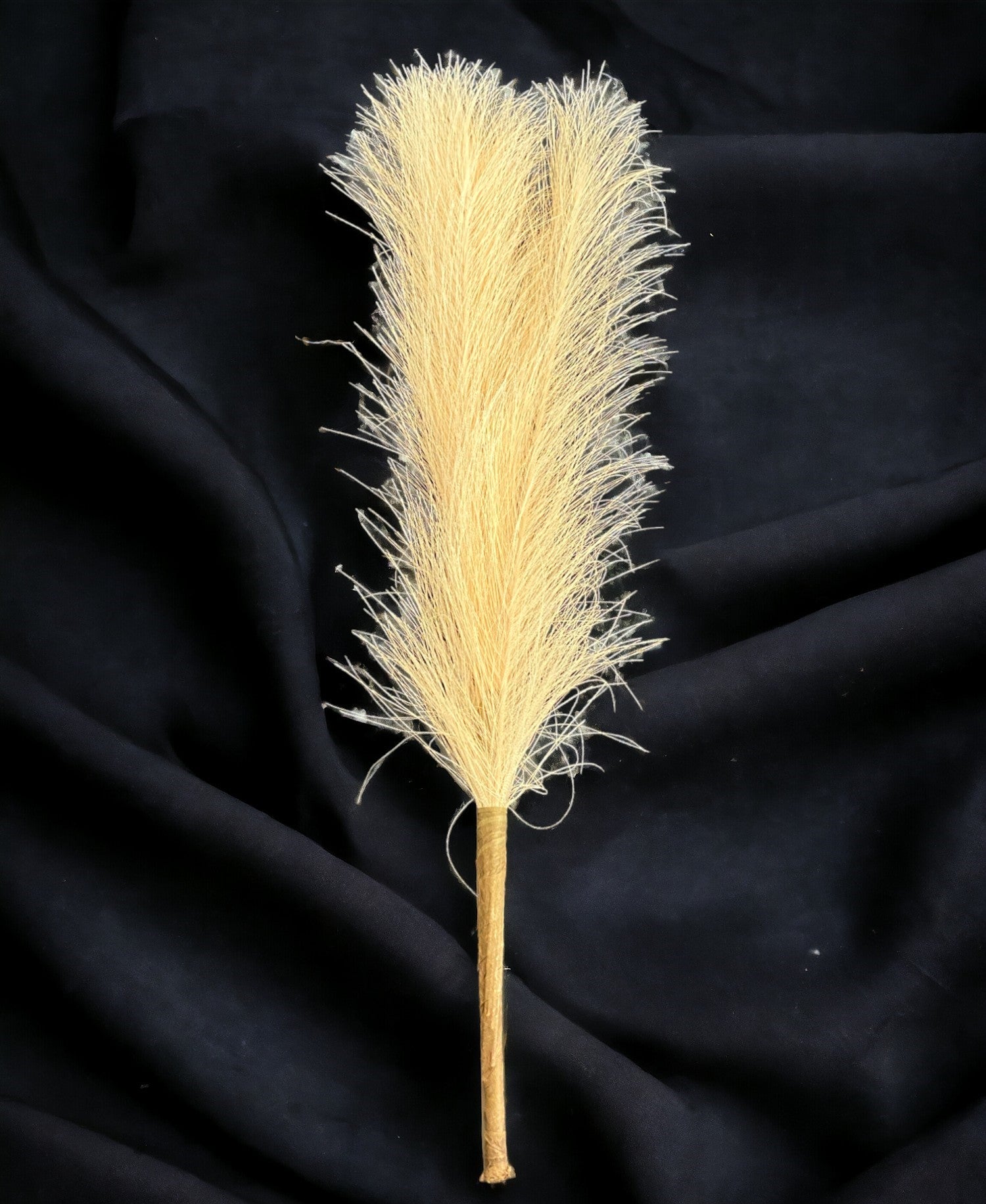 Golden Faux Pampas Grass Fluffy Artificial Flowers