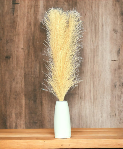 Golden Faux Pampas Grass Fluffy Artificial Flowers