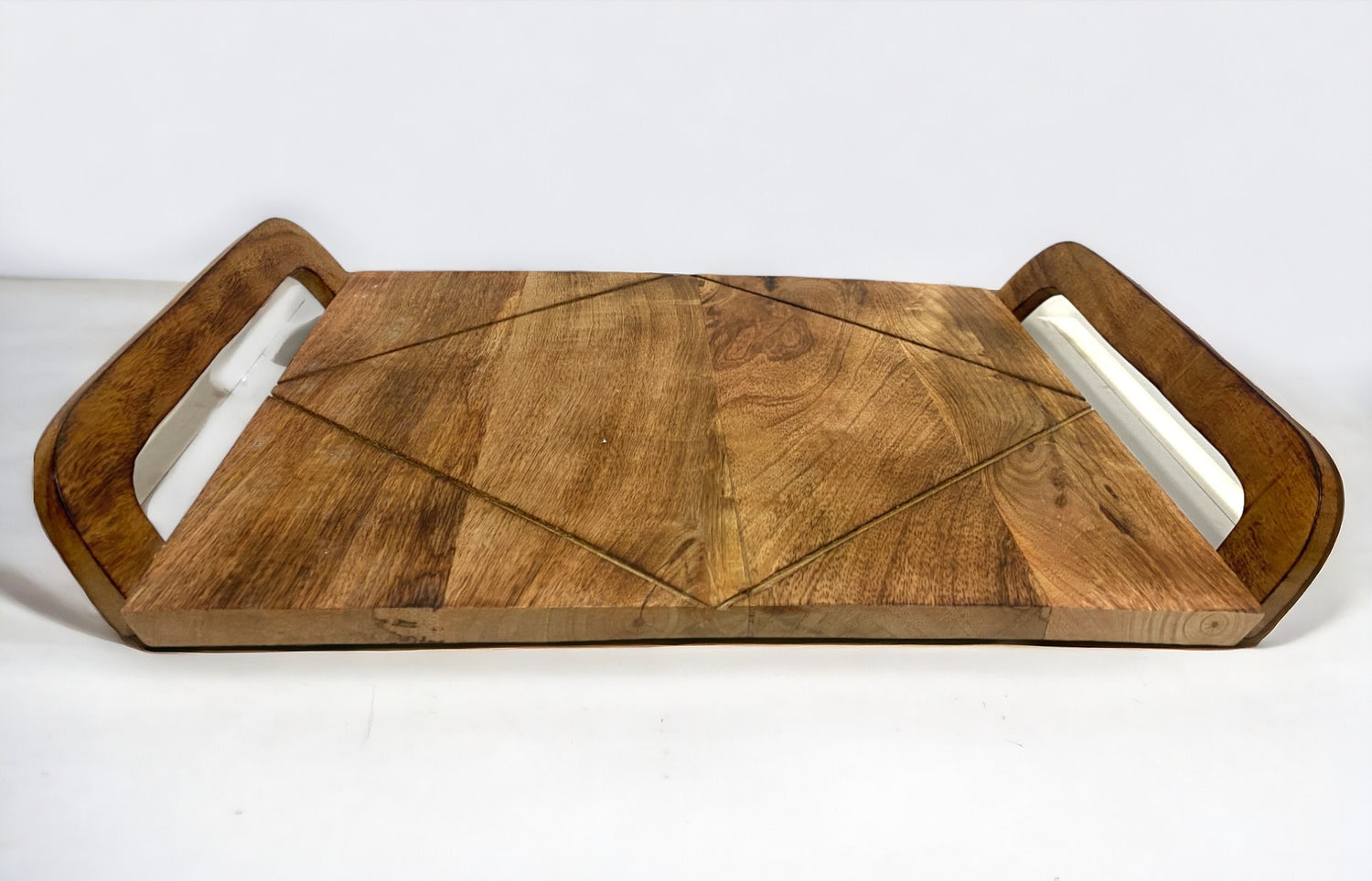 Wooden Large Rectangular Shape Serving Tray