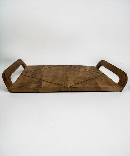 Wooden Large Rectangular Shape Serving Tray