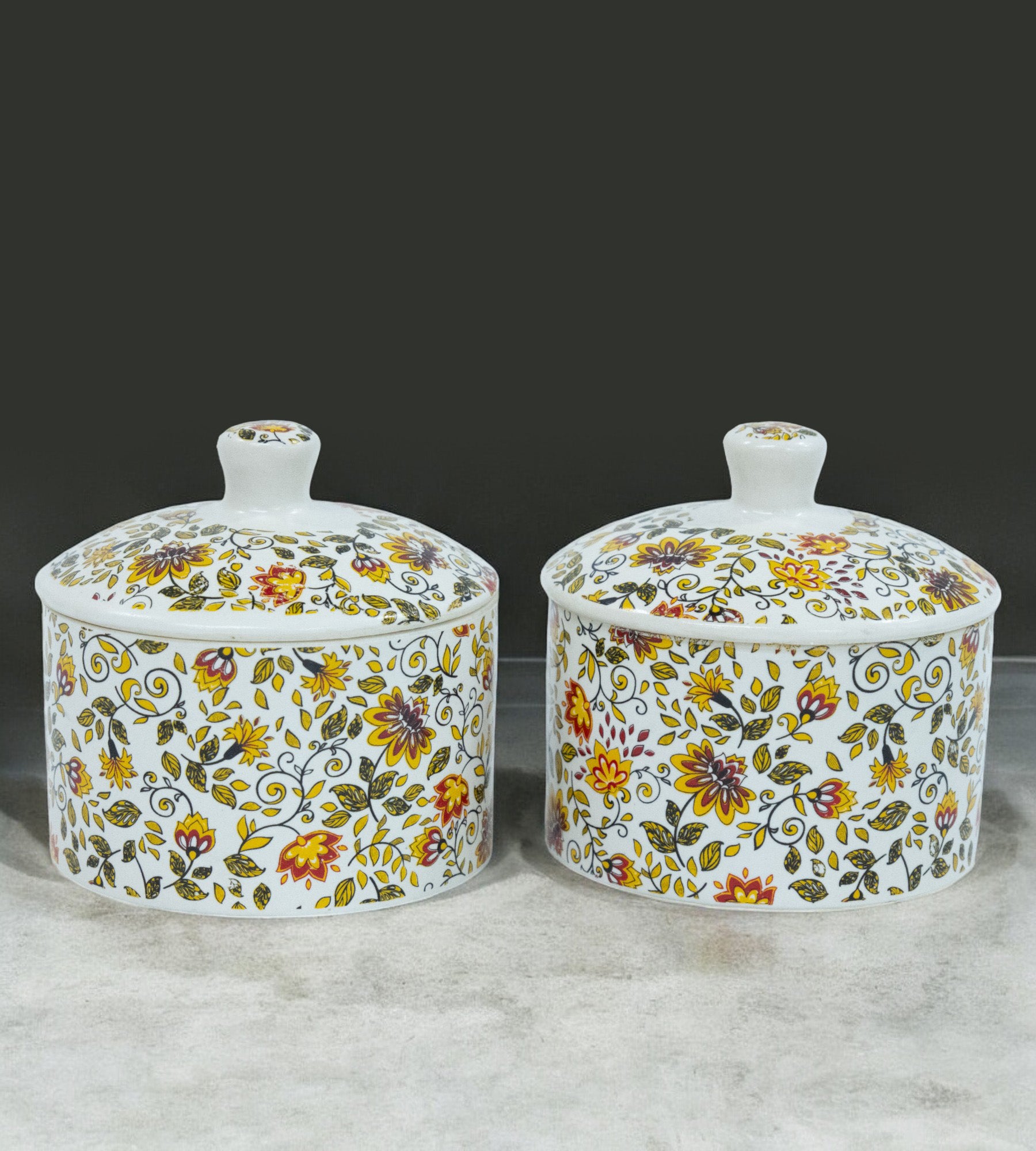 Handcrafted Ceramic Chutney &amp; Pickle Holders - Pack of 2