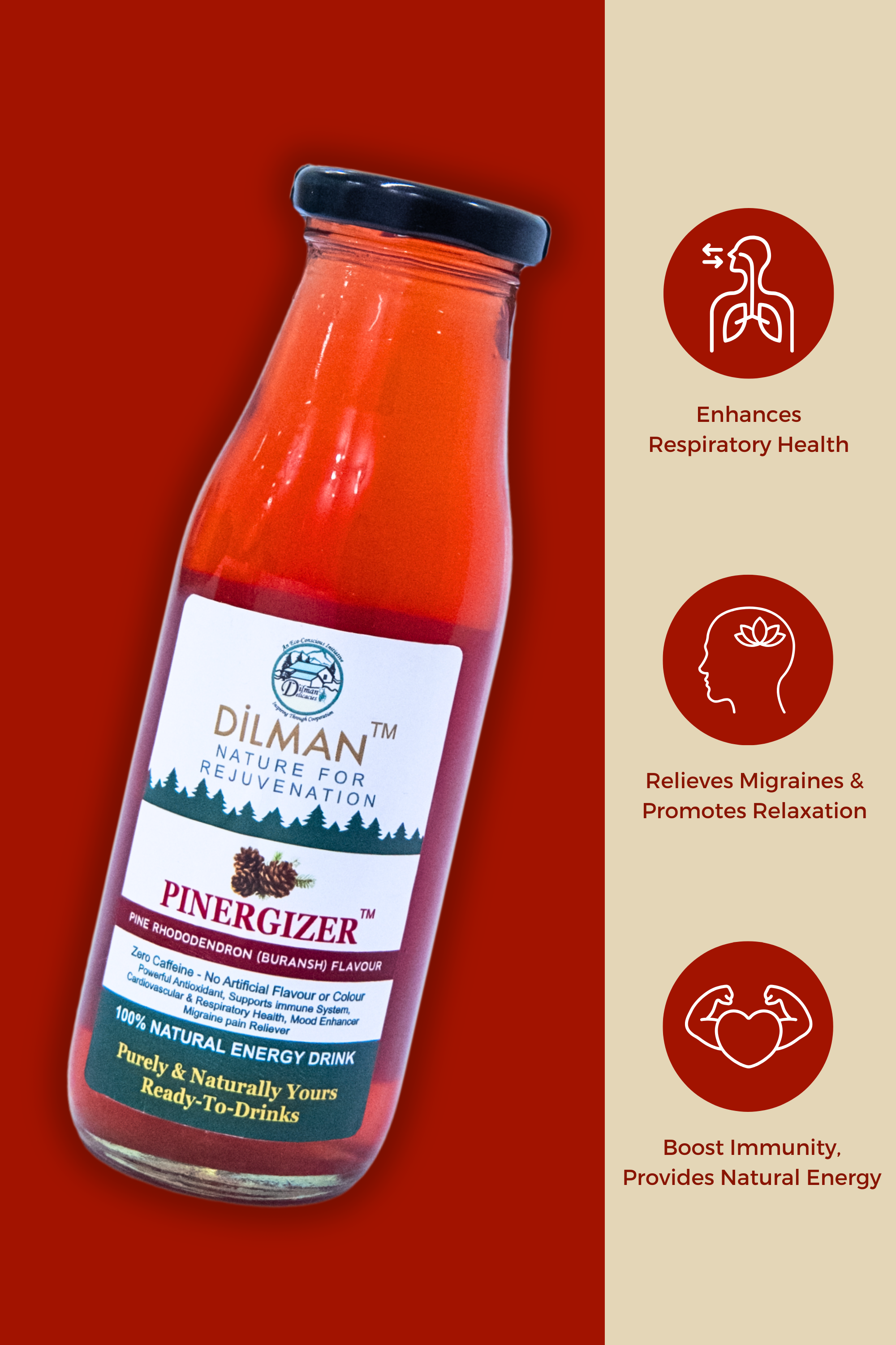 Introducing Pinergizer - The Ultimate Energy Boost Unleash Natural Energy in Every Sip