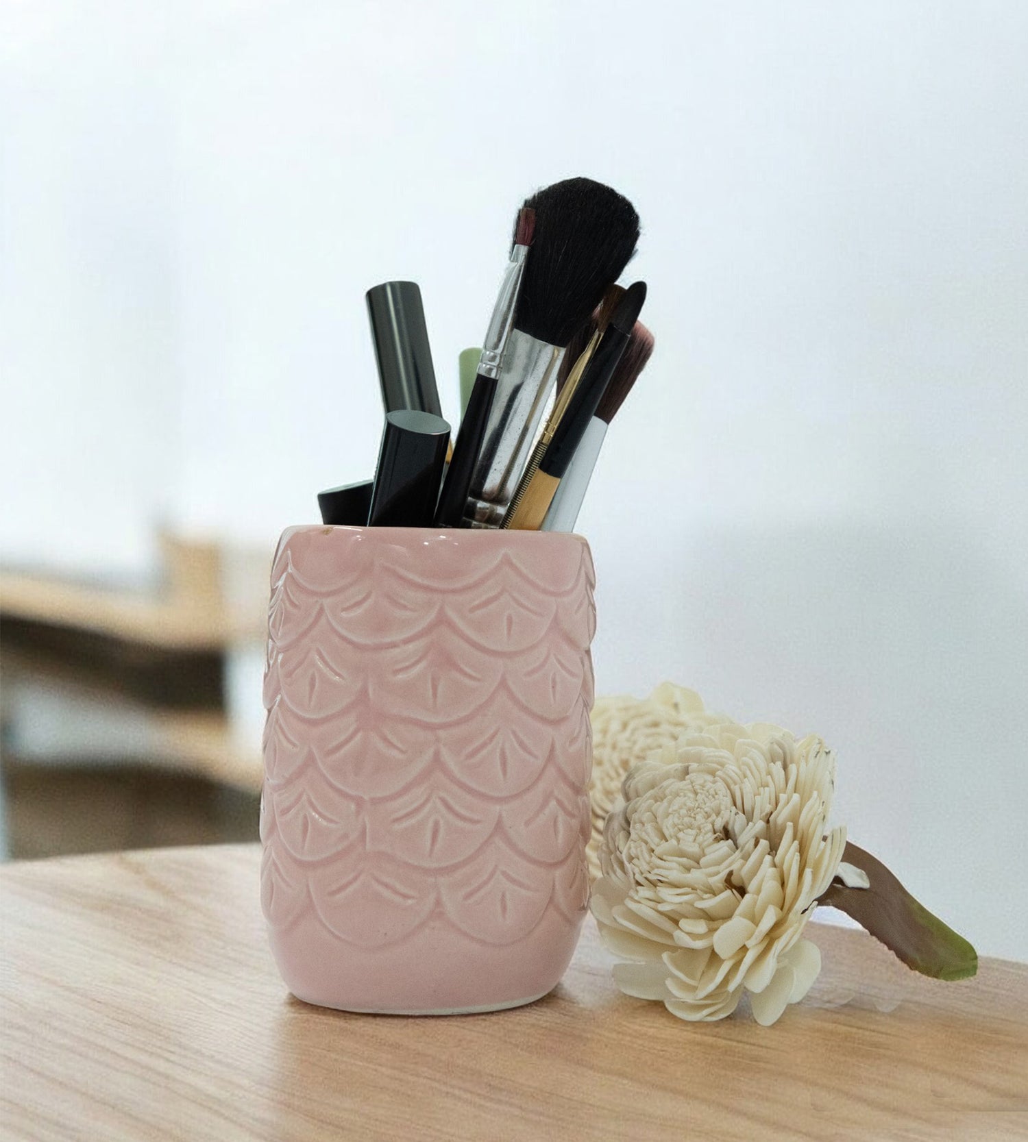 Pink Ceramic Multipurpose Holder Stand