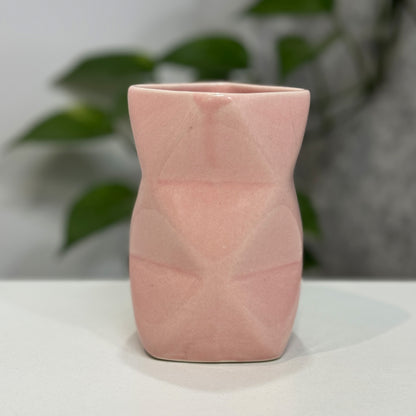 Ceramic Light Pink Toothbrush Holder Stand