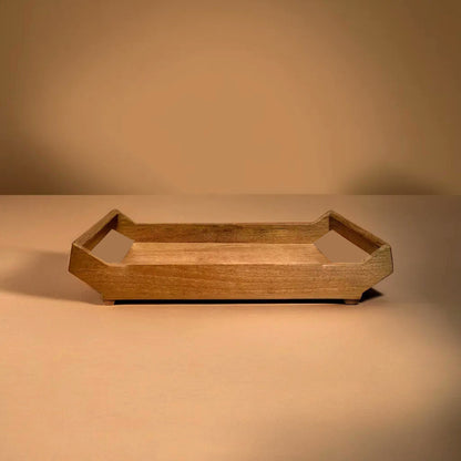 Premium Handcrafted Rectangular Wooden Tray