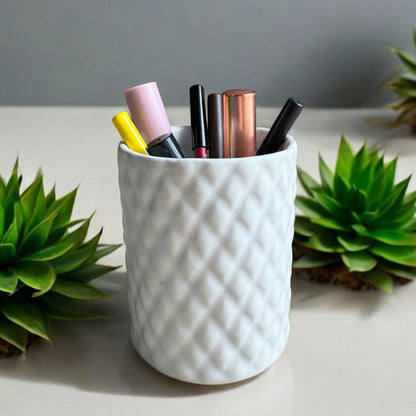 Ceramic White Multipurpose Holder Stand