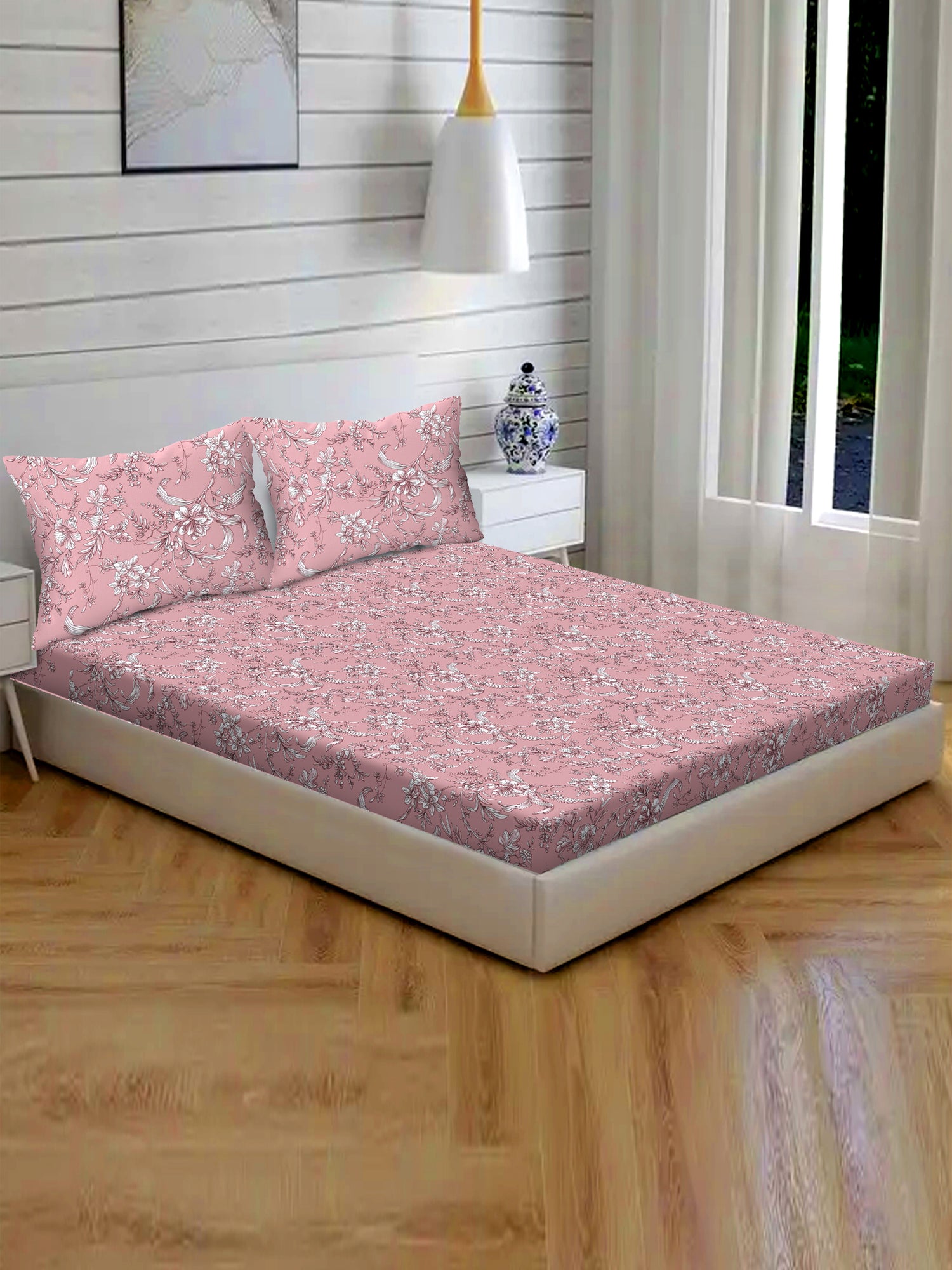 Cotton Feel All Around Elastic Fitted Bedsheets~by Shoogloo